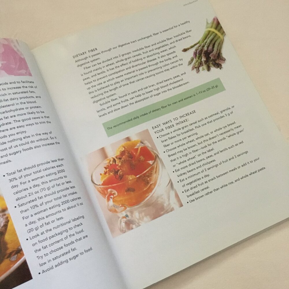 'Healthy Food Healthy You' Hardcover Cookbook Parragon Y2K Recipes - Picture 5 of 6